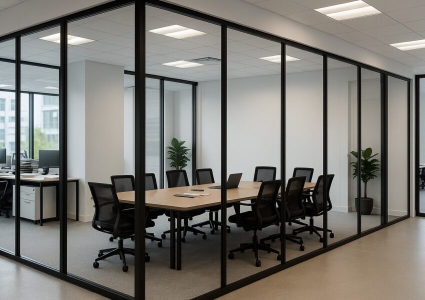 Open-Plan Feel, Private Office Focus: The Glass Partition Solution